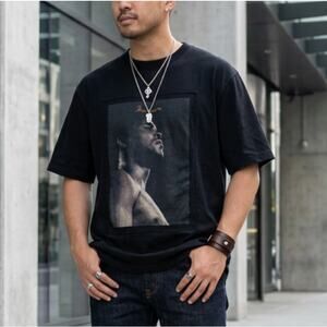 Marcelo Burlon County of Milan Black Muhammad Ali Edition T-shirt, size XS